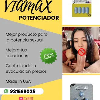 VIAMAX PURE POWER AUMENTA LA LIBIDO RETARDANTE NATURAL