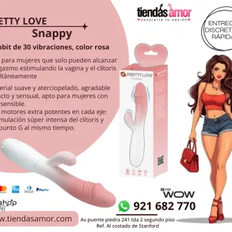 Pretty Love - Vibrador Snappy Rabbit de 30 vibraciones colo