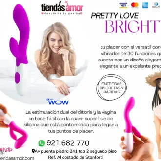 PRETTY LOVE RABBIT BRIGHTY vibrador de 30 funciones juguete