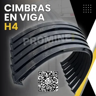 CIMBRAS EN VIGA H4 Y H6 MINERIA PERUANA LIMA ARTESANAL