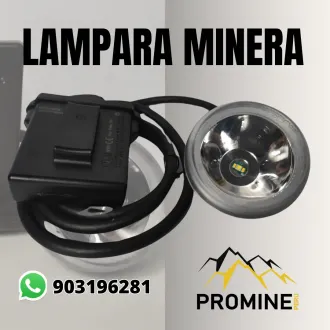 LÁMPARA MINERA VISIBILIDAD TOTAL PARA TRABAJO PROMINE PERU