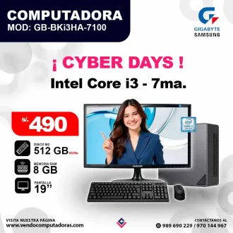 Mini PC Intelo Core i3 - 7ma.