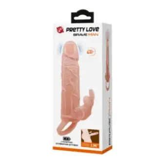 FUNDA VIBRADORA AUMENTARA EL TAMAÑO DE TU MIEMBRO- SEXSHOP