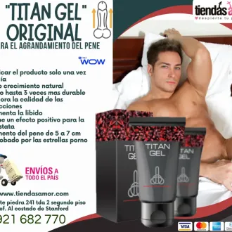 Titan gel mejora del miembro masculino juguetes lubricantes