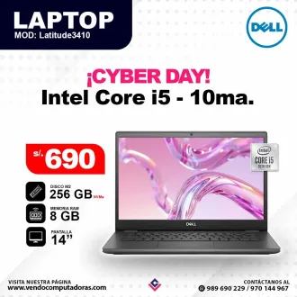 Laptop Core i5 - 10ma. Gen Latitude 3410