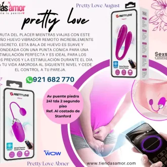 Vibrador Pretty Love August Control a Distancia huevo vibrad