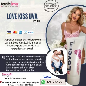 Love Kiss Uva Lubricante 25ml juguetes lubricantes potencia