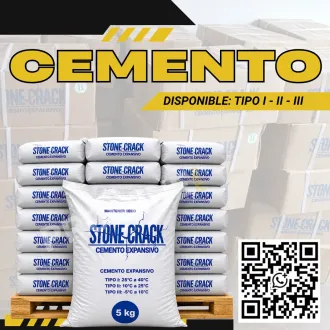 Cemento Expansivo Stone Crack - Demolición de Roca