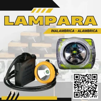 Lámpara Minera Recargable- Iluminación Subterránea