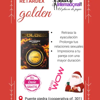 RETARDEX GOLDEN FOR MEN-MEJORA TU VIDA SEXUAL 
