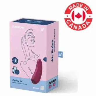  A-VIBRADOR SATISFYER INTELIGENTE CURVO 1 ROJO