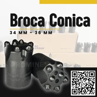 Brocas Cónicas para Perforación en Minería y Canteras