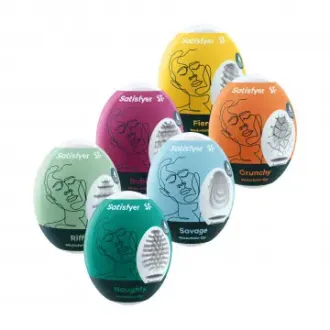 A-HUEVOS ACARICIADORES JUEGO DE 6 PIEZAS