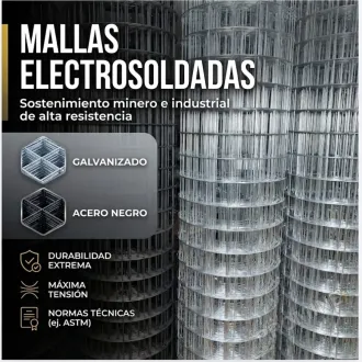 Malla Electrosoldada para Refuerzo y Protección
