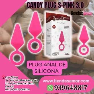 Dilatador Anal Candy Plug S-Pink