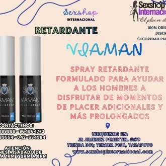 VIAMAN POTENTE RETARDANTE QUE LLEVARA LA DURACION AL MAXIMO 