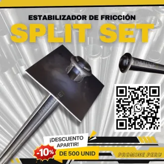 Perno Fricción Sostenimiento Control de Rocas