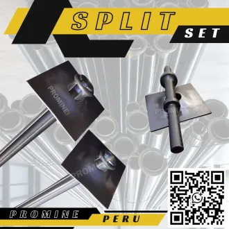 Sistema Anclaje Split Set de 1 a 8 Pies - 39.5mm