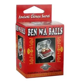 BOLAS CHINAS DE CRISTAL GEISHA DORADO