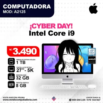Computadora AIO APPLE Core i9