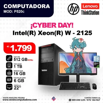 Computadora Intel Xeon W - 2125