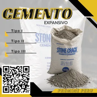 Cemento Expansivo Fractura de Roca Concreto