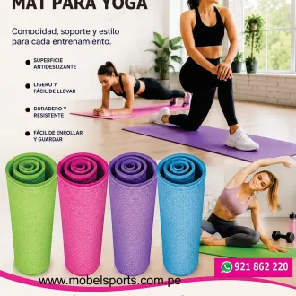 MAT PARA YOGA COLCHONETAS MOBEL SPORTS 