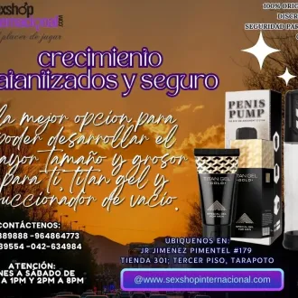 POTENCIA SEXUAL Y MAYOR TAMAÑO GARANTIZADO EN SAN MARTIN