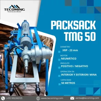 PACKSACK TMG 50 EQUIPO LIGERO PARA FÁCIL MOVILIZACIÓN