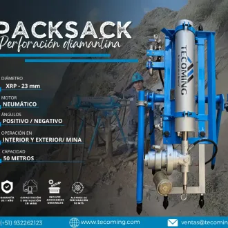PACKSACK TMG 50 ALTO DESEMPEÑO EN PERFORACIÓN DIAMANTINA