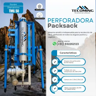 PACKSACK TMG 50 MÁXIMA PRODUCTIVIDAD EN CAMPO