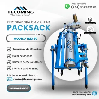 PACKSACK TMG 50 DISEÑO ROBUSTO Y ALTA DURABILIDAD