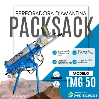 PACKSACK TMG 50 PERFORACIÓN PRECISA Y EFICIENTE