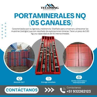 PORTAMINERAL NQ DISEÑO FUNCIONAL PARA MUESTRAS GEOLÓGICAS