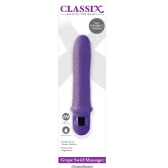 VIBRADOR CLASSIX REMOLINO MORADO