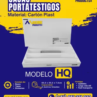 Cajas Porta testigo De material Cartón plast - Mincore 