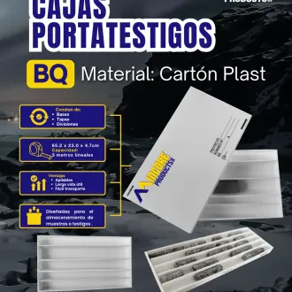 Cajas porta testigo para almacenamiento de muestras