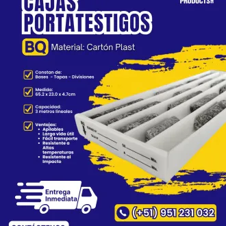 Cajas Porta testigo Línea BQ Almacenamiento De Roca Minera