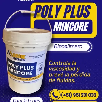 Aditivos POLY PLUS MINCORE Geología Exploración Minerales