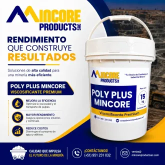 POLY PLUS MINCORE Aditivo Fluidos para minería