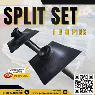 Sistema Split Set con Placa para Fortificación - Galerías