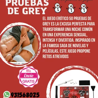 CINCUENTRA PRUEBAS DE GREY JUEGO DE PAREJA TIENDA EROTICA SE