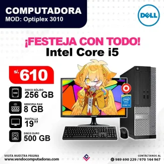 Computadora dell Intel Core i5 - Optiplex 3010