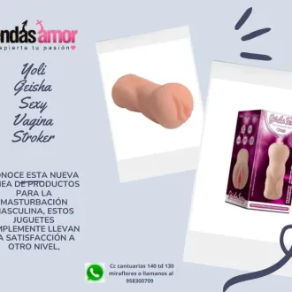 Masturbador Geisha Sexy Alesha TIENDAS AMOR SEXSHOP MIRAFLOR