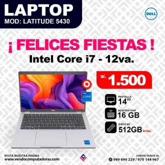 Laptop DELL Intel core i7 - 12va.