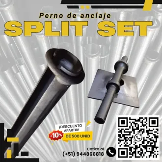 Perno Split Set - Control Geotécnico - Minería Subterránea