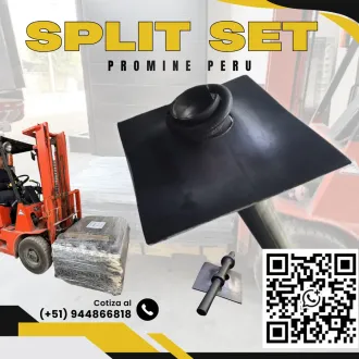 Sistema Split Set - Anclaje 5 Pies - Minería Subterránea