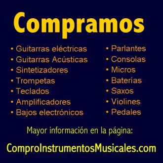 Compro instrumentos musicales