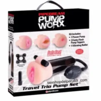 ACARICIADOR TRAVEL TRIO PUMP WORX