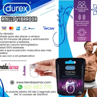Durex Play Anillo Vibrador 1 Unidad Tienda para Adultos Nove